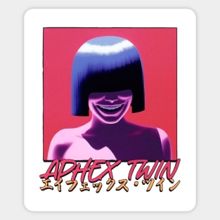 Aphex Twin •••••• Aesthetic Retro Fan Design Sticker